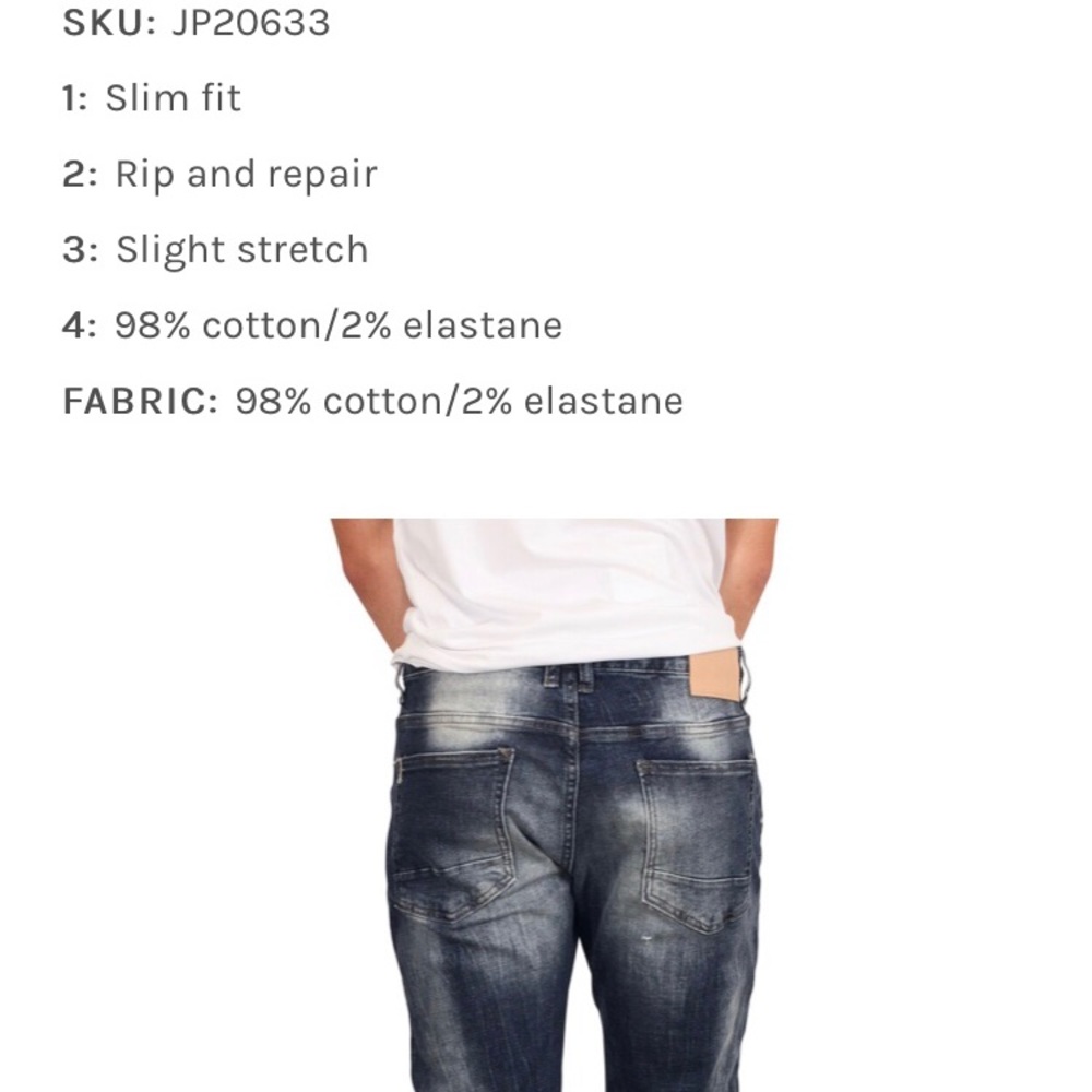 Men’s Ripped Jeans - Picture 8 of 8